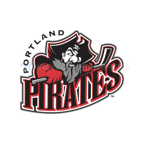 Portland Pirates Iron-on Stickers (Heat Transfers)NO.9107